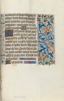 Book of Hours (Use of Rouen): fol. 149r, c. 1470. Creator: Master of the Geneva Latini (French, active Rouen, 1460-80)