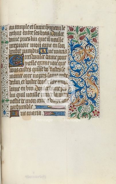 Book of Hours (Use of Rouen): fol. 149r, c. 1470. Creator: Master of the Geneva Latini (French, active Rouen, 1460-80).