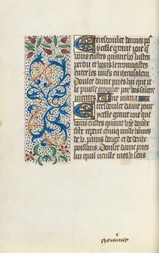 Book of Hours (Use of Rouen): fol. 149v, c. 1470. Creator: Master of the Geneva Latini (French, active Rouen, 1460-80)