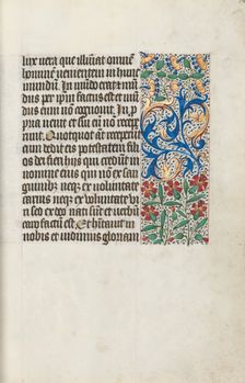 Book of Hours (Use of Rouen): fol. 14r, c. 1470. Creator: Master of the Geneva Latini (French, active Rouen, 1460-80)