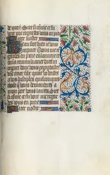Book of Hours (Use of Rouen): fol. 153r, c. 1470. Creator: Master of the Geneva Latini (French, active Rouen, 1460-80)