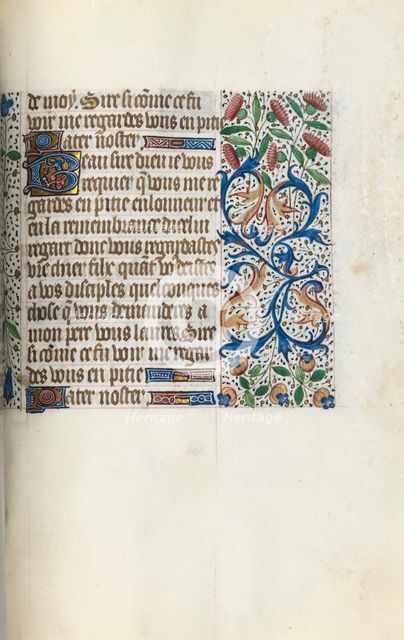 Book of Hours (Use of Rouen): fol. 153r, c. 1470. Creator: Master of the Geneva Latini (French, active Rouen, 1460-80).