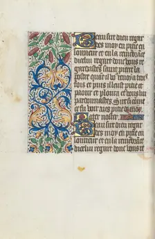 Book of Hours (Use of Rouen): fol. 153v, c. 1470. Creator: Master of the Geneva Latini (French, active Rouen, 1460-80)