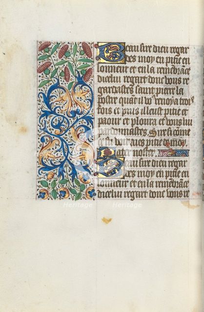 Book of Hours (Use of Rouen): fol. 153v, c. 1470. Creator: Master of the Geneva Latini (French, active Rouen, 1460-80).