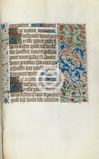 Book of Hours (Use of Rouen): fol. 150r, c. 1470. Creator: Master of the Geneva Latini (French, active Rouen, 1460-80).