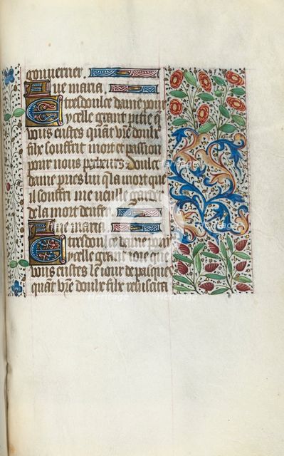Book of Hours (Use of Rouen): fol. 150r, c. 1470. Creator: Master of the Geneva Latini (French, active Rouen, 1460-80).