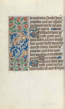 Book of Hours (Use of Rouen): fol. 150v, c. 1470. Creator: Master of the Geneva Latini (French, active Rouen, 1460-80)