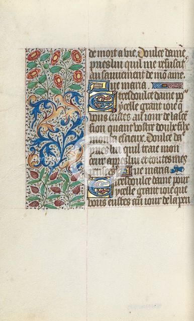 Book of Hours (Use of Rouen): fol. 150v, c. 1470. Creator: Master of the Geneva Latini (French, active Rouen, 1460-80).