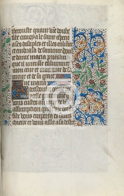 Book of Hours (Use of Rouen): fol. 151r, c. 1470. Creator: Master of the Geneva Latini (French, active Rouen, 1460-80).