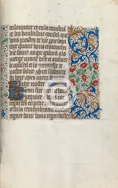 Book of Hours (Use of Rouen): fol. 152r, c. 1470. Creator: Master of the Geneva Latini (French, active Rouen, 1460-80).