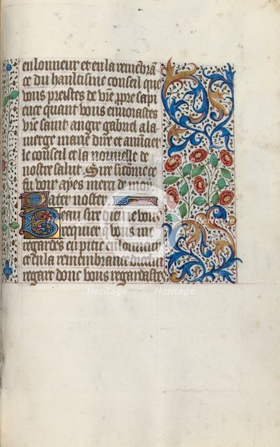 Book of Hours (Use of Rouen): fol. 152r, c. 1470. Creator: Master of the Geneva Latini (French, active Rouen, 1460-80).