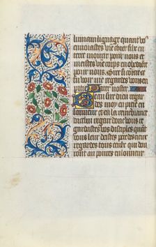 Book of Hours (Use of Rouen): fol. 152v, c. 1470. Creator: Master of the Geneva Latini (French, active Rouen, 1460-80)