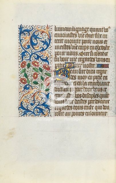 Book of Hours (Use of Rouen): fol. 152v, c. 1470. Creator: Master of the Geneva Latini (French, active Rouen, 1460-80).