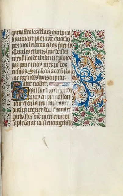 Book of Hours (Use of Rouen): fol. 154a, c. 1470. Creator: Master of the Geneva Latini (French, active Rouen, 1460-80).