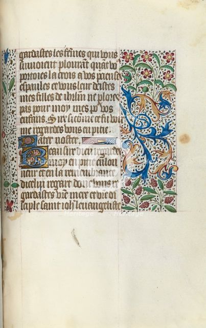 Book of Hours (Use of Rouen): fol. 154a, c. 1470. Creator: Master of the Geneva Latini (French, active Rouen, 1460-80).