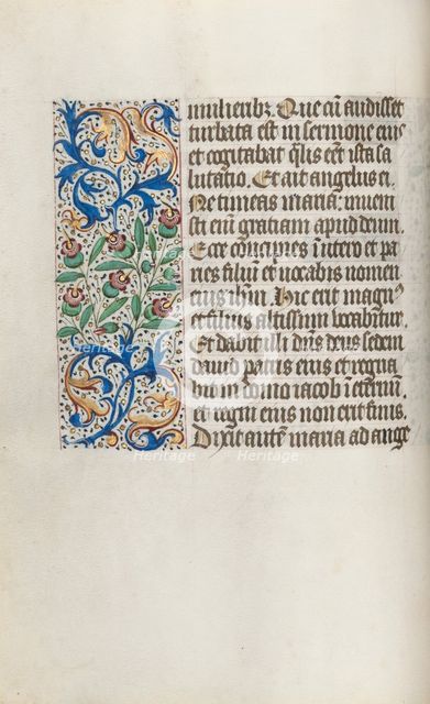 Book of Hours (Use of Rouen): fol. 15v, c. 1470. Creator: Master of the Geneva Latini (French, active Rouen, 1460-80).