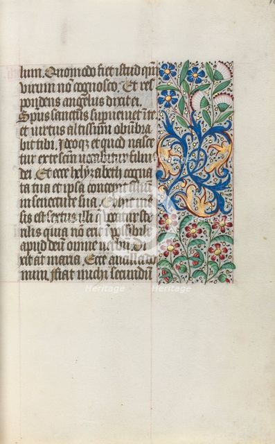 Book of Hours (Use of Rouen): fol. 16r, c. 1470. Creator: Master of the Geneva Latini (French, active Rouen, 1460-80).