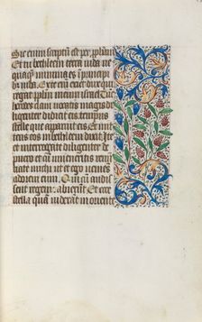 Book of Hours (Use of Rouen): fol. 17r, c. 1470. Creator: Master of the Geneva Latini (French, active Rouen, 1460-80)