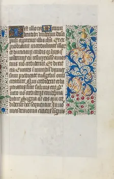 Book of Hours (Use of Rouen): fol. 18r, c. 1470. Creator: Master of the Geneva Latini (French, active Rouen, 1460-80)