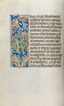 Book of Hours (Use of Rouen): fol. 19v, c. 1470. Creator: Master of the Geneva Latini (French, active Rouen, 1460-80)