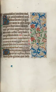 Book of Hours (Use of Rouen): fol. 100r, c. 1470. Creator: Master of the Geneva Latini (French, active Rouen, 1460-80)