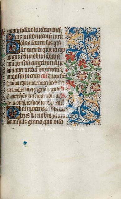 Book of Hours (Use of Rouen): fol. 100r, c. 1470. Creator: Master of the Geneva Latini (French, active Rouen, 1460-80).
