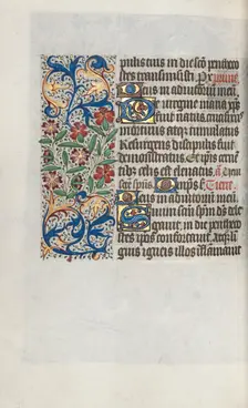 Book of Hours (Use of Rouen): fol. 100v, c. 1470. Creator: Master of the Geneva Latini (French, active Rouen, 1460-80)