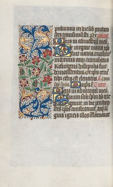 Book of Hours (Use of Rouen): fol. 100v, c. 1470. Creator: Master of the Geneva Latini (French, active Rouen, 1460-80)