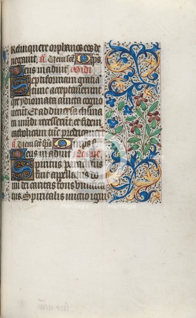 Book of Hours (Use of Rouen): fol. 101r, c. 1470. Creator: Master of the Geneva Latini (French, active Rouen, 1460-80).
