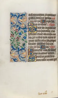 Book of Hours (Use of Rouen): fol. 101v, c. 1470. Creator: Master of the Geneva Latini (French, active Rouen, 1460-80)