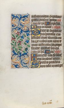 Book of Hours (Use of Rouen): fol. 101v, c. 1470. Creator: Master of the Geneva Latini (French, active Rouen, 1460-80)
