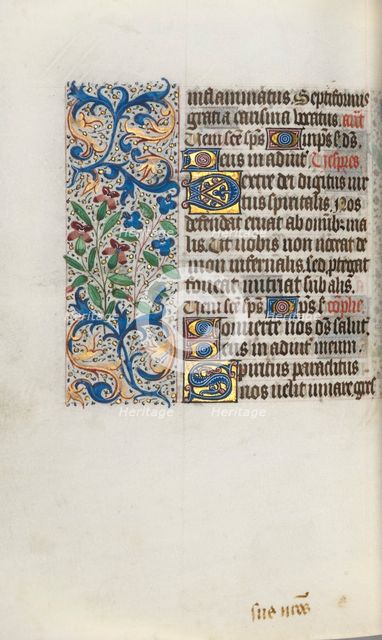 Book of Hours (Use of Rouen): fol. 101v, c. 1470. Creator: Master of the Geneva Latini (French, active Rouen, 1460-80).
