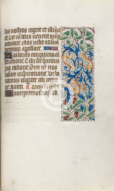 Book of Hours (Use of Rouen): fol. 102r, c. 1470. Creator: Master of the Geneva Latini (French, active Rouen, 1460-80).