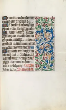 Book of Hours (Use of Rouen): fol. 107r, c. 1470. Creator: Master of the Geneva Latini (French, active Rouen, 1460-80)