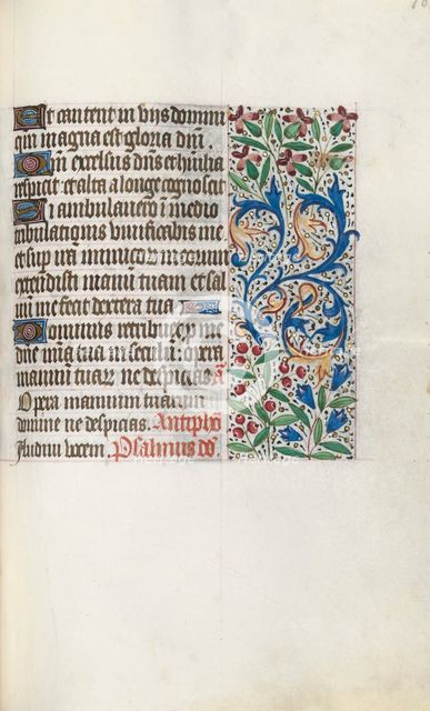 Book of Hours (Use of Rouen): fol. 107r, c. 1470. Creator: Master of the Geneva Latini (French, active Rouen, 1460-80).