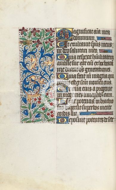 Book of Hours (Use of Rouen): fol. 107v, c. 1470. Creator: Master of the Geneva Latini (French, active Rouen, 1460-80).