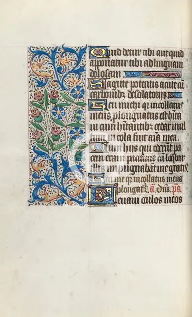 Book of Hours (Use of Rouen): fol. 104v, c. 1470. Creator: Master of the Geneva Latini (French, active Rouen, 1460-80).