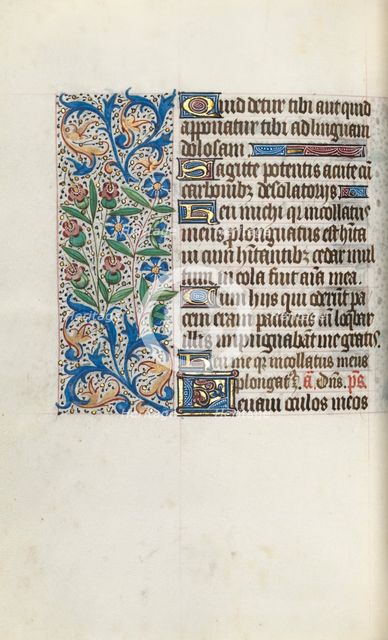 Book of Hours (Use of Rouen): fol. 104v, c. 1470. Creator: Master of the Geneva Latini (French, active Rouen, 1460-80).