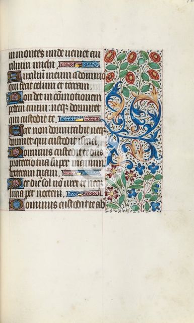 Book of Hours (Use of Rouen): fol. 105r, c. 1470. Creator: Master of the Geneva Latini (French, active Rouen, 1460-80).
