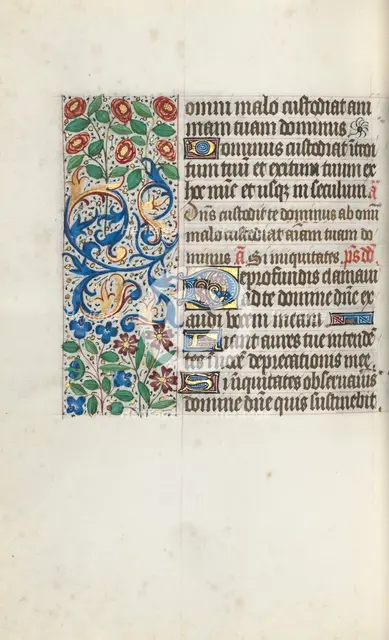 Book of Hours (Use of Rouen): fol. 105v, c. 1470. Creator: Master of the Geneva Latini (French, active Rouen, 1460-80).