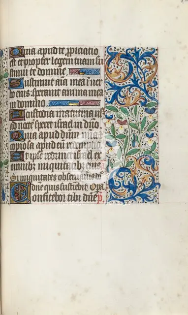 Book of Hours (Use of Rouen): fol. 106r, c. 1470. Creator: Master of the Geneva Latini (French, active Rouen, 1460-80).