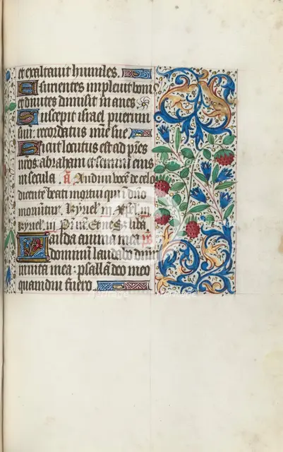 Book of Hours (Use of Rouen): fol. 108r, c. 1470. Creator: Master of the Geneva Latini (French, active Rouen, 1460-80).