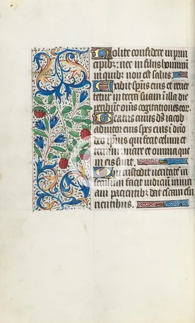 Book of Hours (Use of Rouen): fol. 108v, c. 1470. Creator: Master of the Geneva Latini (French, active Rouen, 1460-80).