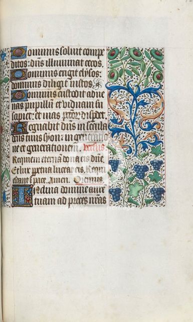 Book of Hours (Use of Rouen): fol. 109r, c. 1470. Creator: Master of the Geneva Latini (French, active Rouen, 1460-80).