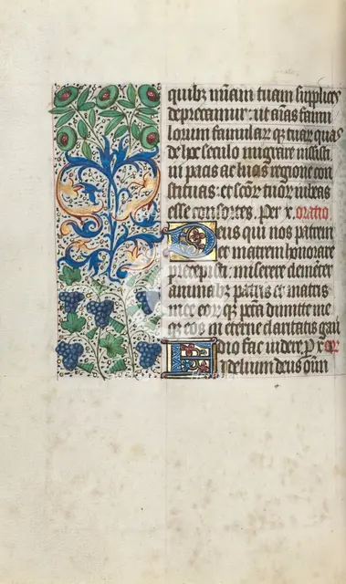 Book of Hours (Use of Rouen): fol. 109v, c. 1470. Creator: Master of the Geneva Latini (French, active Rouen, 1460-80).