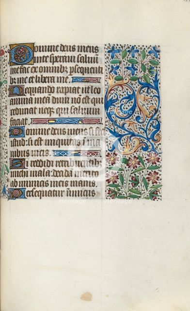 Book of Hours (Use of Rouen): fol. 113r, c. 1470. Creator: Master of the Geneva Latini (French, active Rouen, 1460-80).