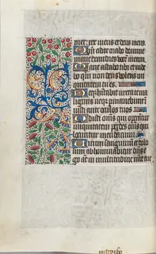 Book of Hours (Use of Rouen): fol. 110v, c. 1470. Creator: Master of the Geneva Latini (French, active Rouen, 1460-80)
