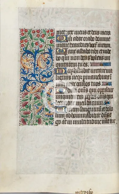 Book of Hours (Use of Rouen): fol. 110v, c. 1470. Creator: Master of the Geneva Latini (French, active Rouen, 1460-80).