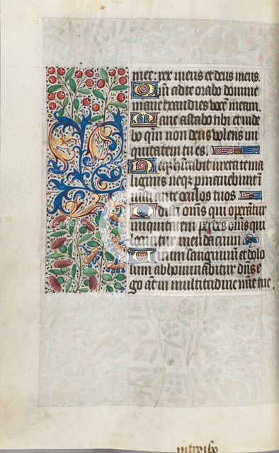 Book of Hours (Use of Rouen): fol. 110v, c. 1470. Creator: Master of the Geneva Latini (French, active Rouen, 1460-80).