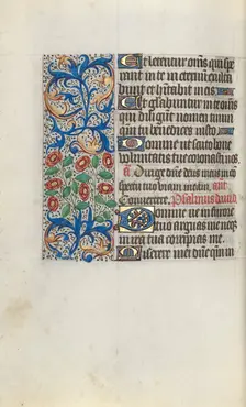 Book of Hours (Use of Rouen): fol. 111v, c. 1470. Creator: Master of the Geneva Latini (French, active Rouen, 1460-80)